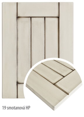 D19 - smotanová - Hnedá Provensál