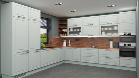 fóliované dvierka, striekané dvierka