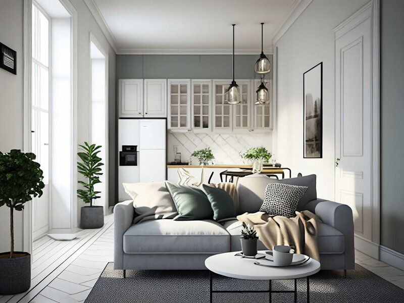 Kuchyňa s obývačkou